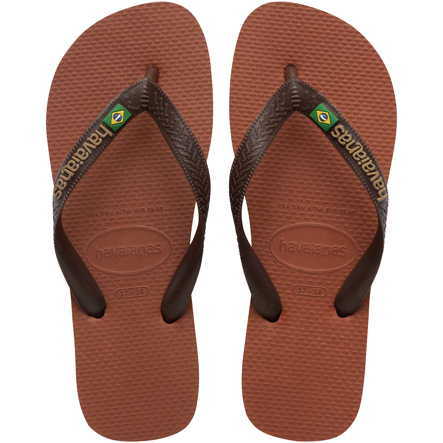 Women's Brazil Logo Flip Flops - Image 29