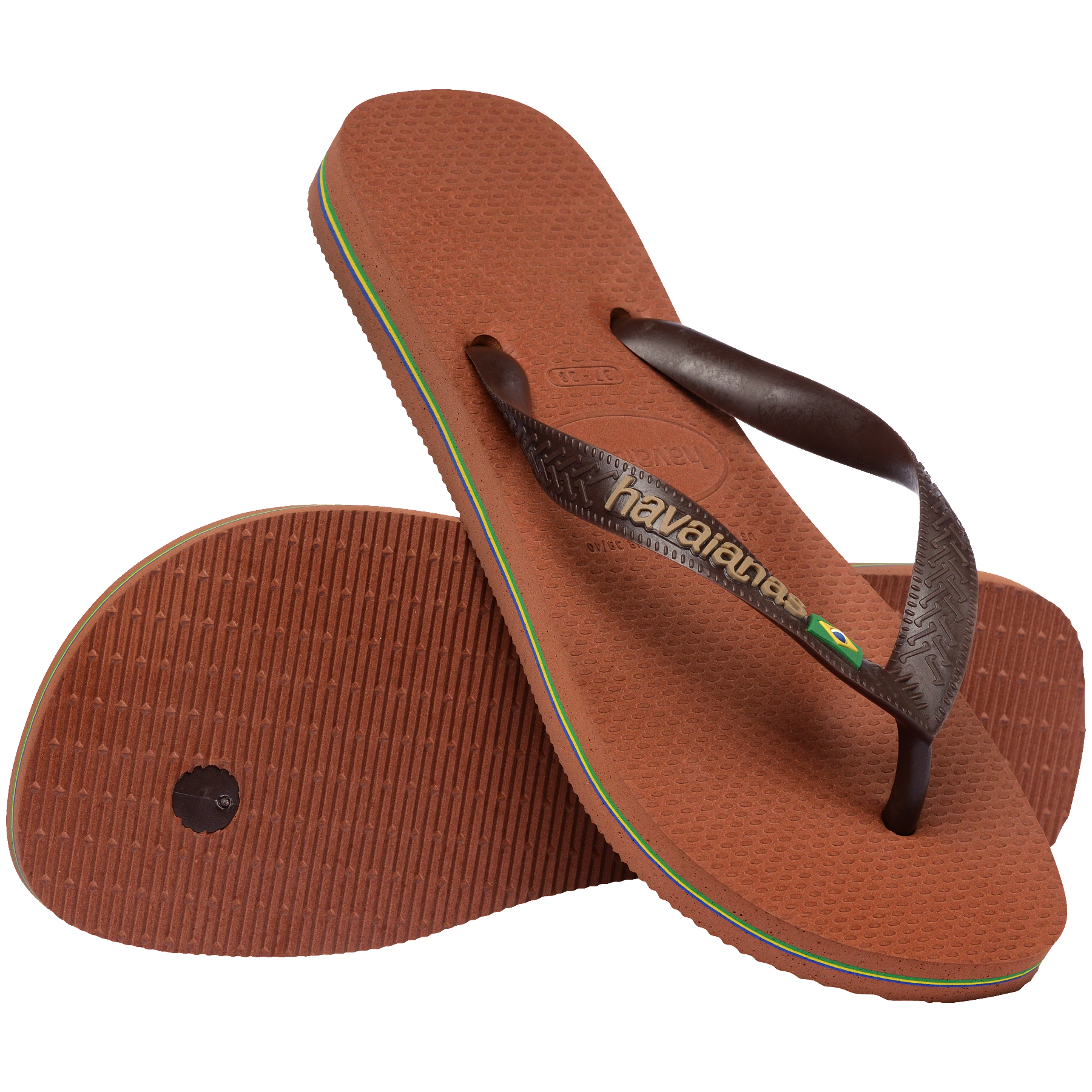 Women's Brazil Logo Flip Flops - Image 30