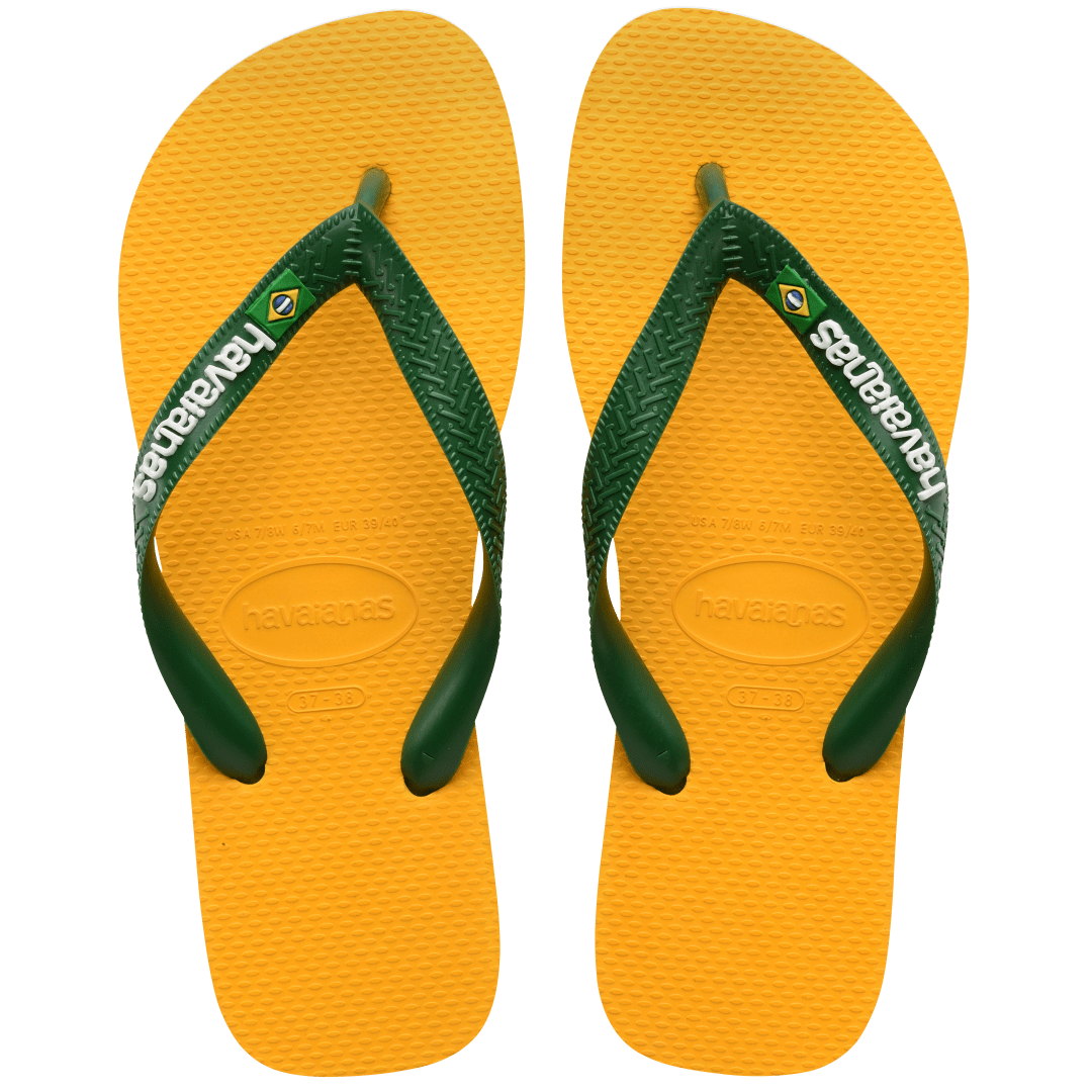 Women's Brazil Logo Flip Flops - Image 17