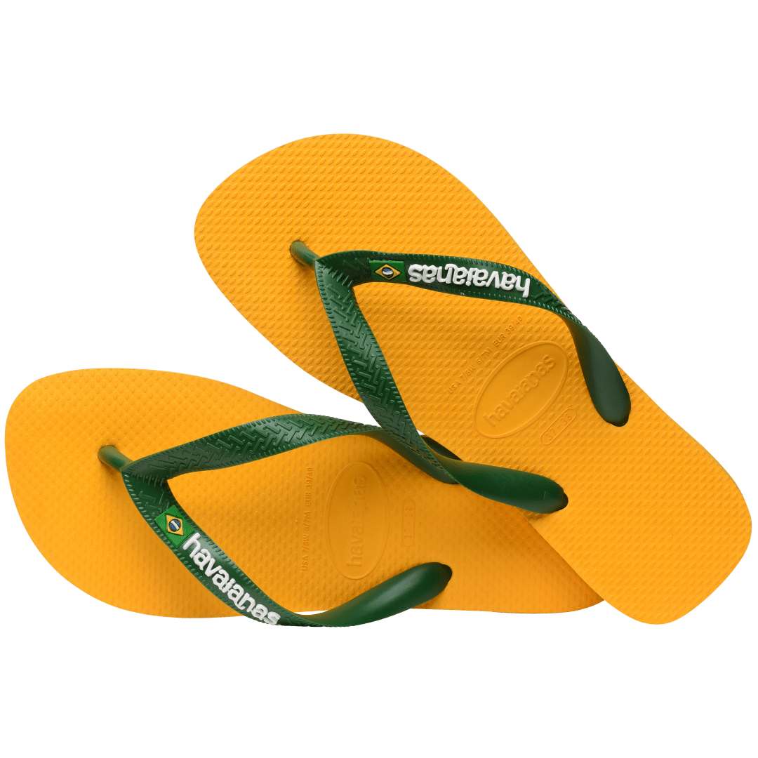Women's Brazil Logo Flip Flops - Image 21