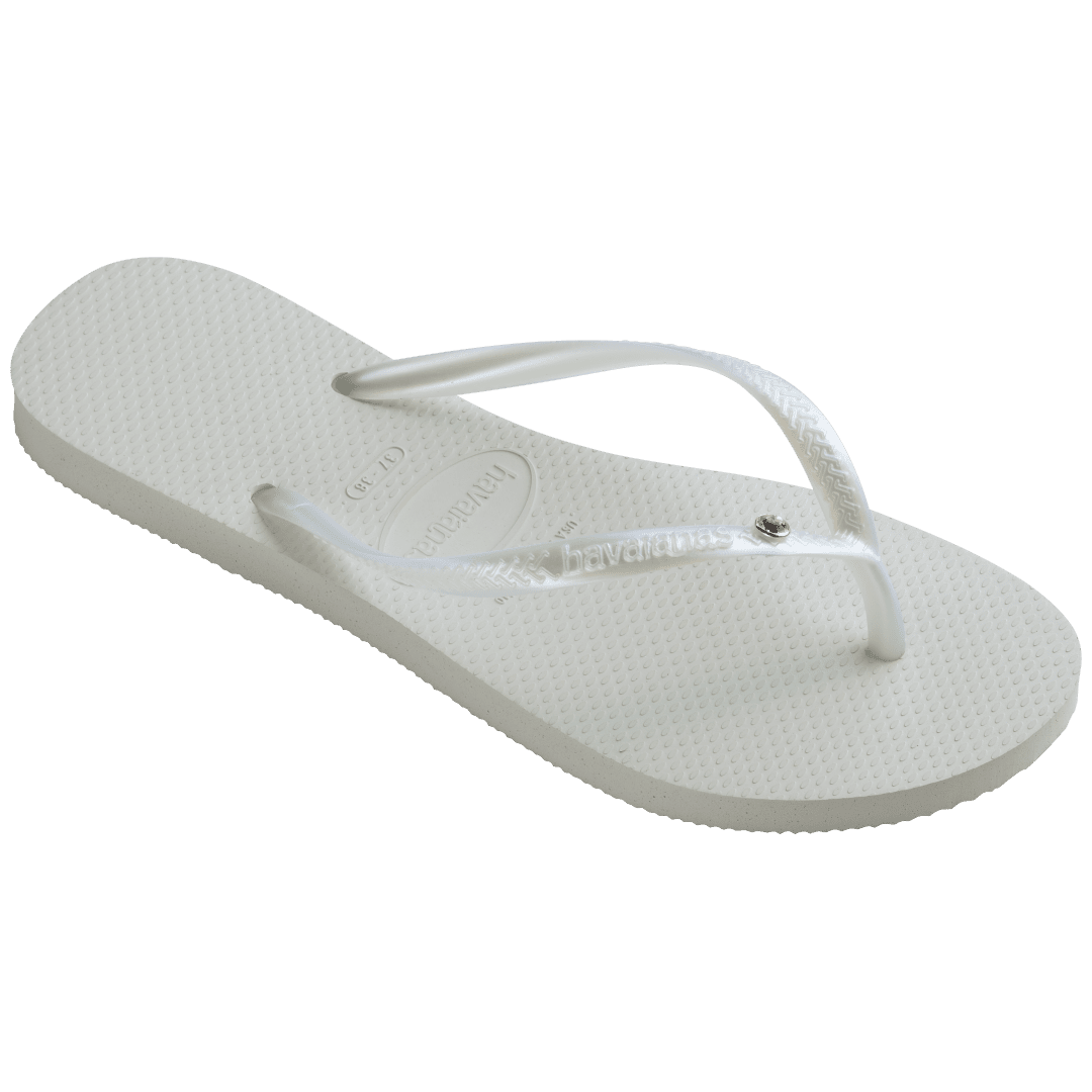 Women's Slim Crystal Flip Flops - Image 9