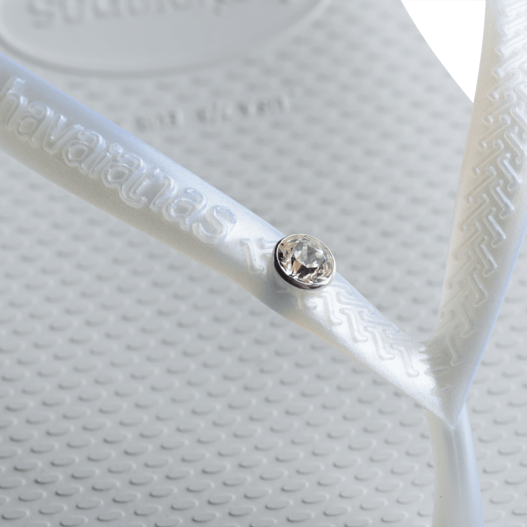 Women's Slim Crystal Flip Flops - Image 13