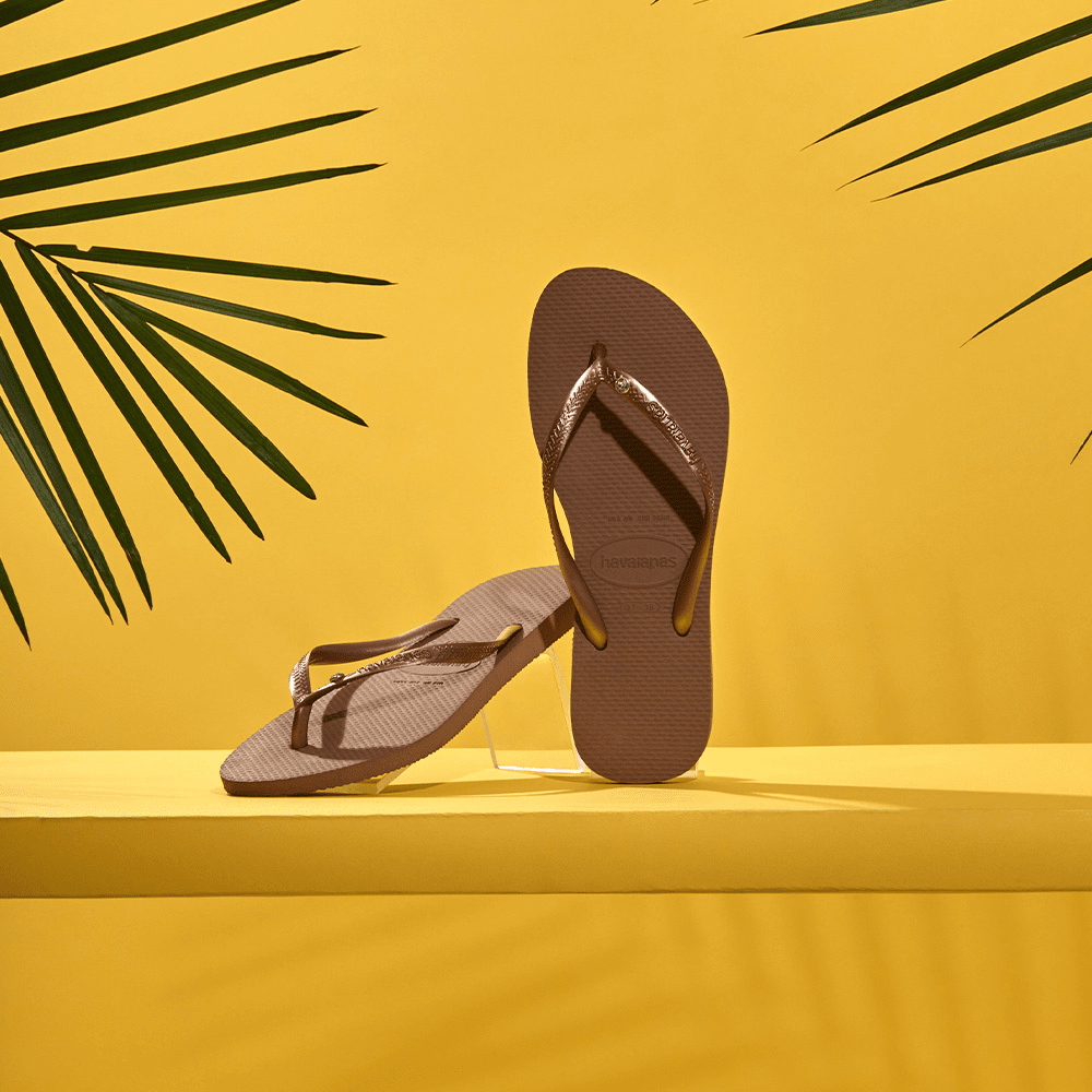 Women's Slim Crystal Flip Flops - Image 19