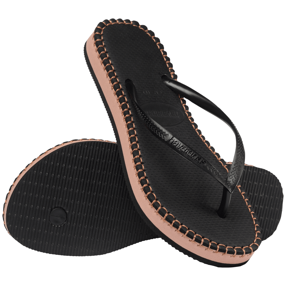 Women's Flatform Loop Slim Flip Flops - Image 6