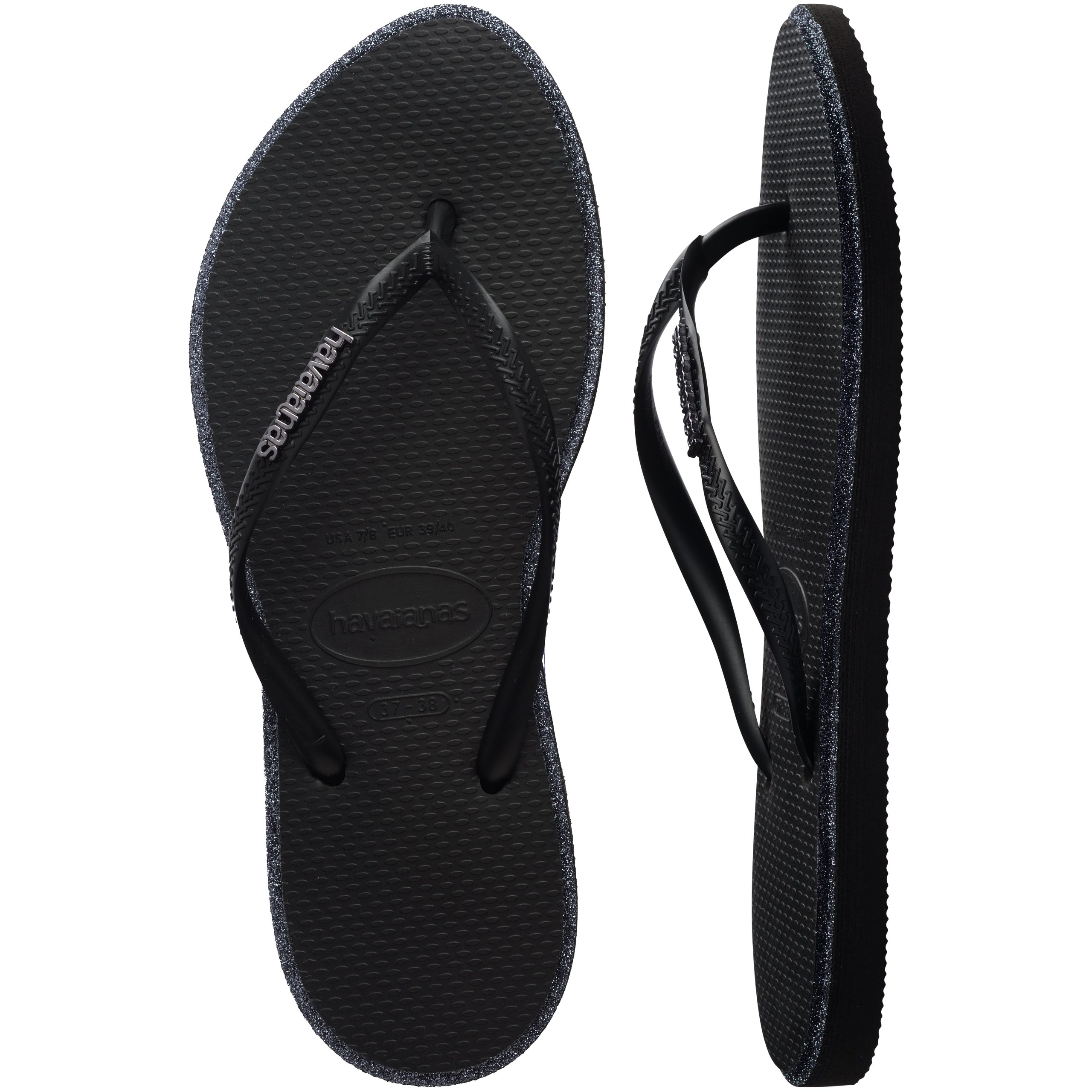 Women's Slim Point Glitter Flip Flops - Image 4