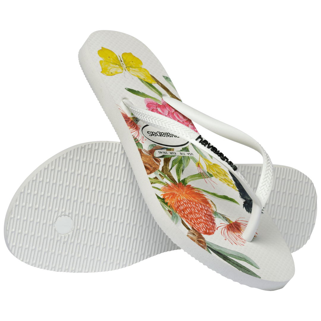 Women's Slim Flora Flip Flops - Image 5