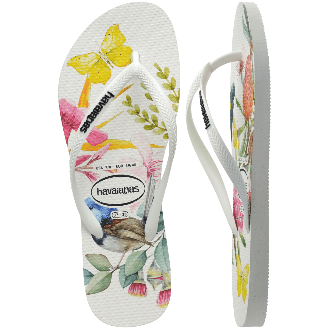 Women's Slim Flora Flip Flops - Image 4